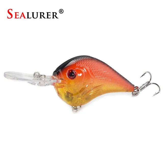 1PCS Fishing Lure Deep Swimming Crankbait 9.5cm11.4g Hard Bait 5 colors available Tight Wobble Slow Floating Fishing Tackle