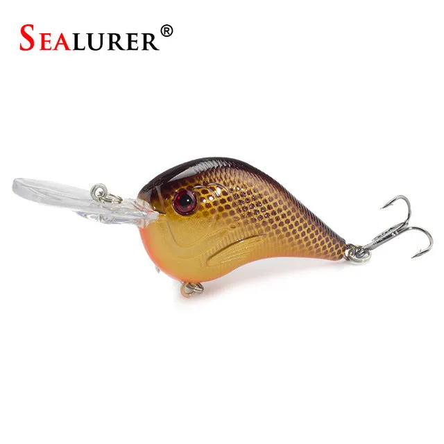 1PCS Fishing Lure Deep Swimming Crankbait 9.5cm11.4g Hard Bait 5 colors available Tight Wobble Slow Floating Fishing Tackle