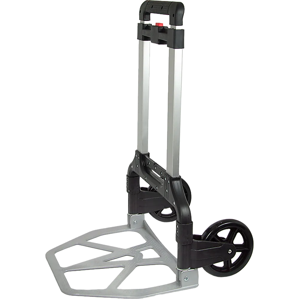 330LBS Folding Aluminium Hand Trolley with PVC Wheels