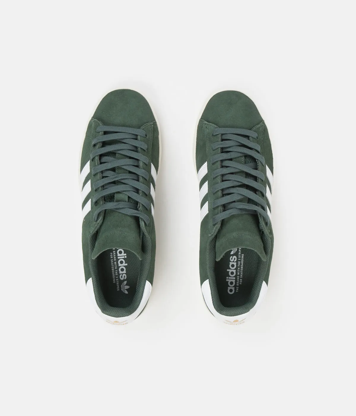 Adidas Campus ADV Shoes - Green Oxide / White / White