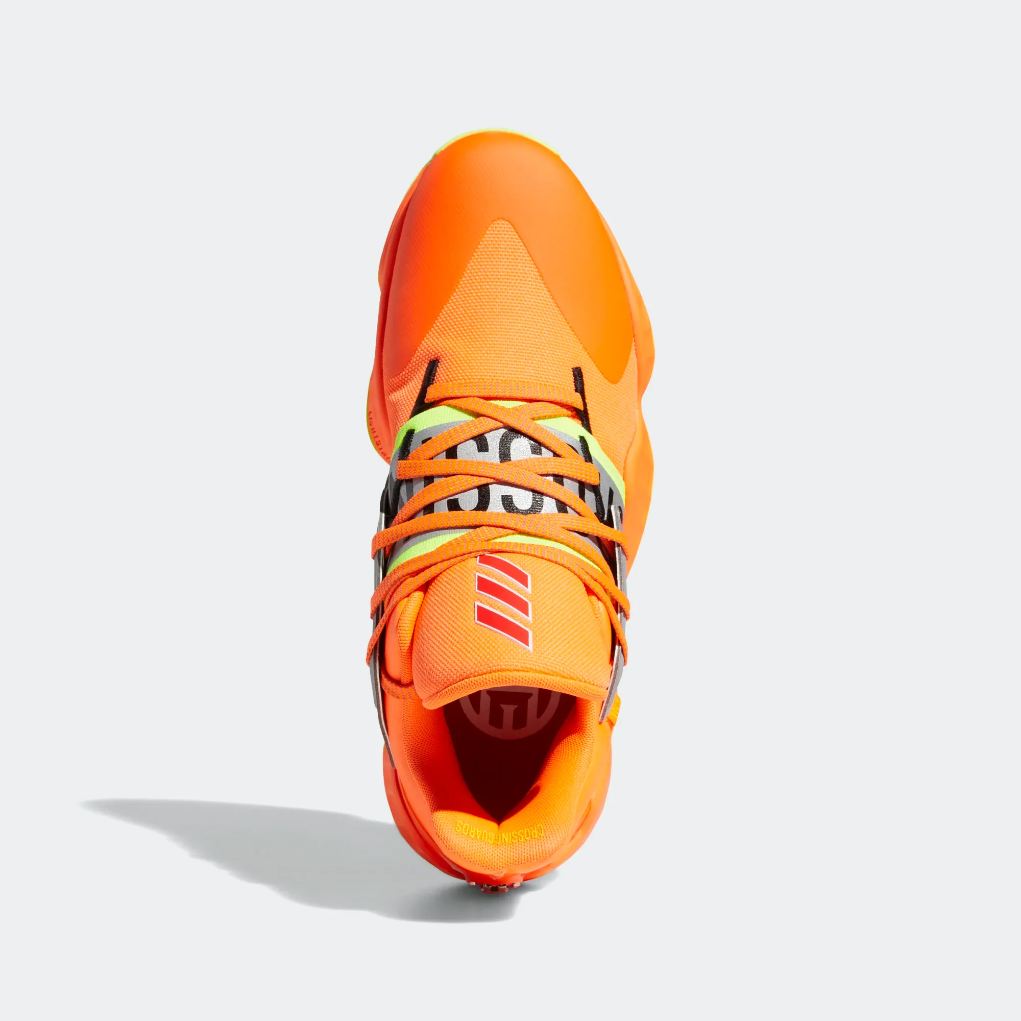 Adidas Men's Harden Vol. 4 Playoffs Shoes - Solar Orange / Silver Metallic / Core Black