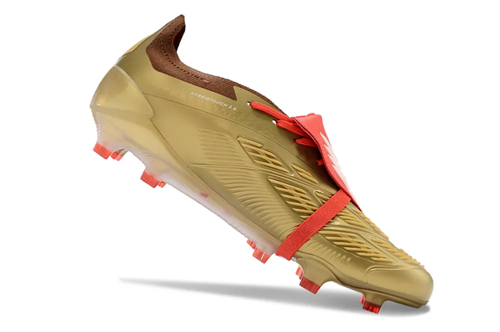 Adidas Predator Elite Shoes - Gold | Red | White - FREE SHIPPING WORLDWIDE