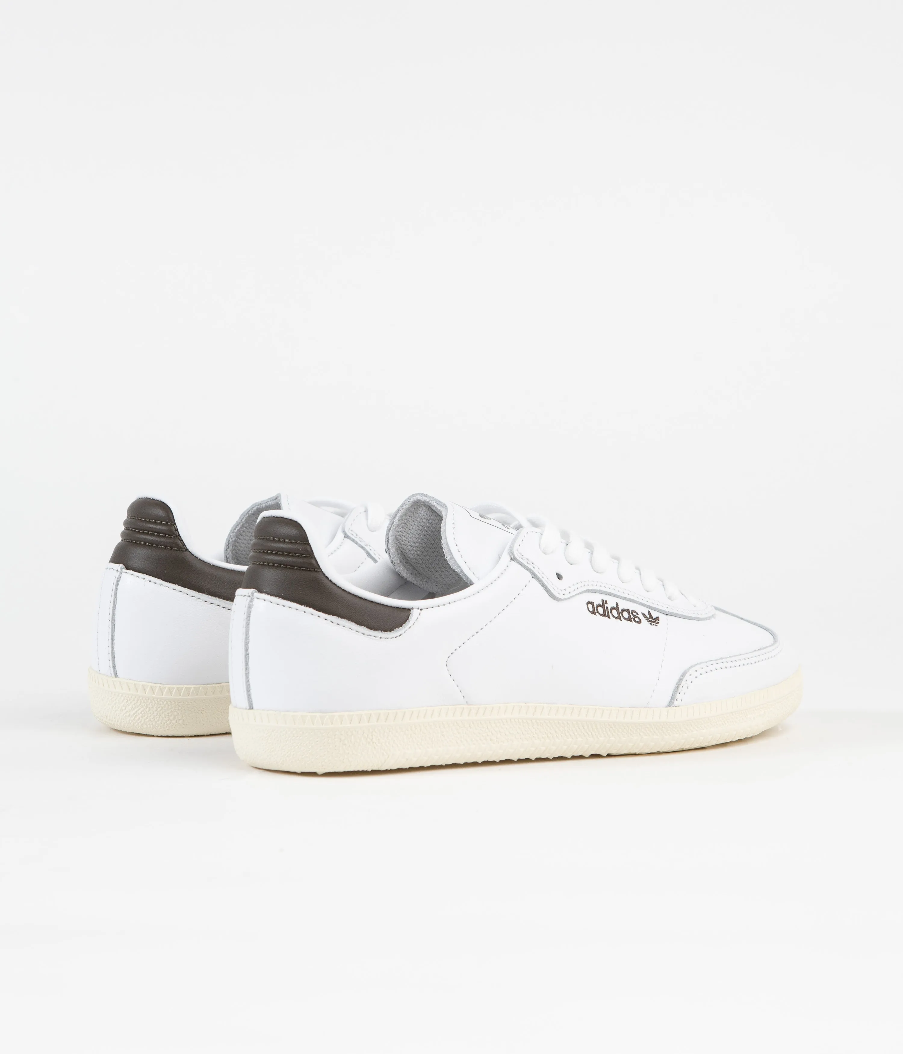 Adidas Samba ADV Shoes - FTWR White / FTWR White / Shadow Olive