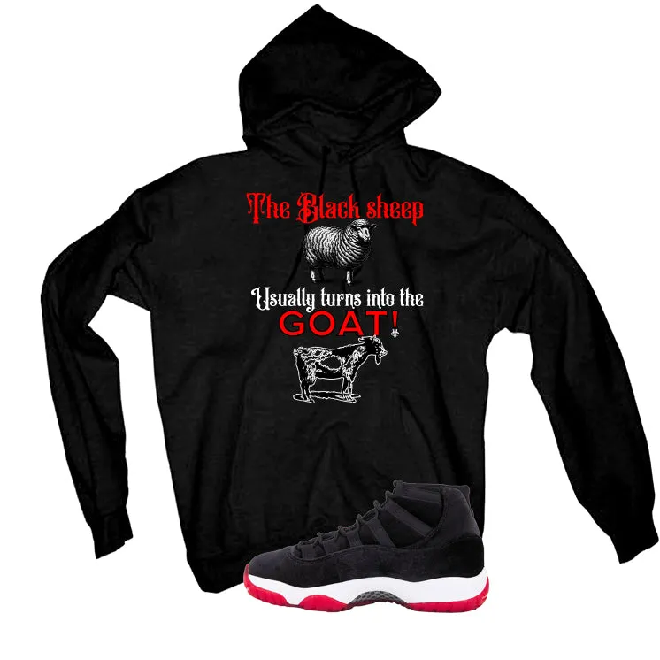 Air Jordan 11 Bred Velvet Black T-Shirt (the black sheep usually turns into the GOAT!)| illcurrency