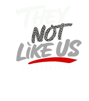 Air Jordan 3 Black Cement Black T-Shirt (They not like us)| illcurrency