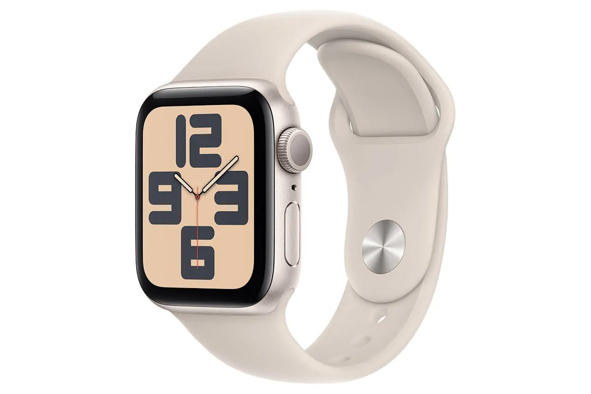 Apple Watch SE Cellular | 40mm | Starlight Aluminium Case with Starlight Sport Band - M/L