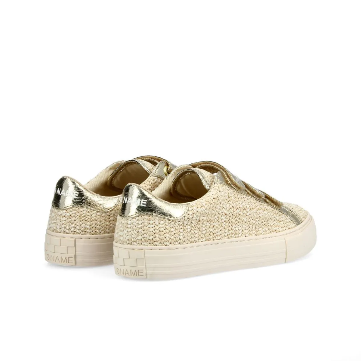 Arcade Straps Rattan Gold Sneakers