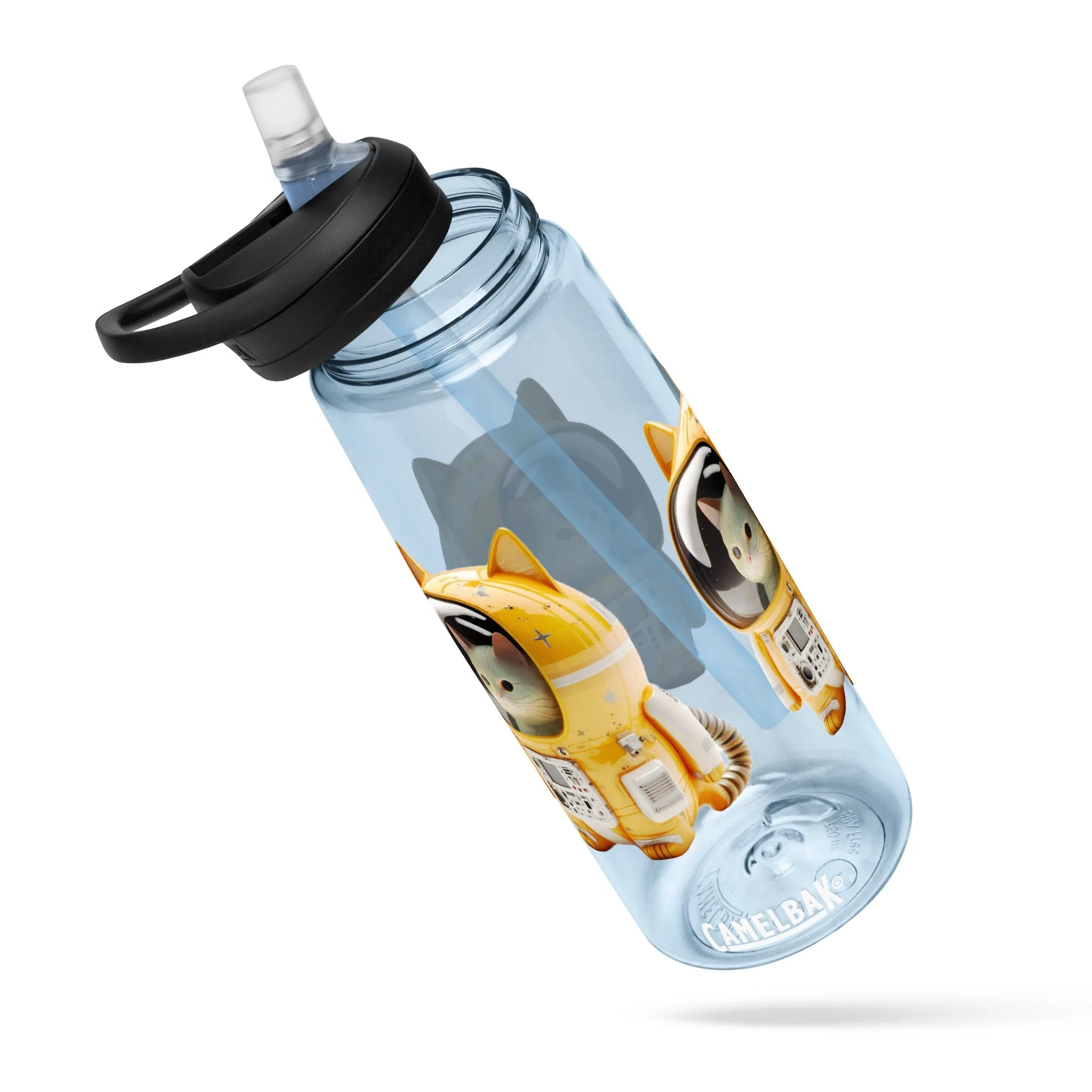 Astronaut Space Kitty Cat Official CamelBak 25oz. Sports water bottle