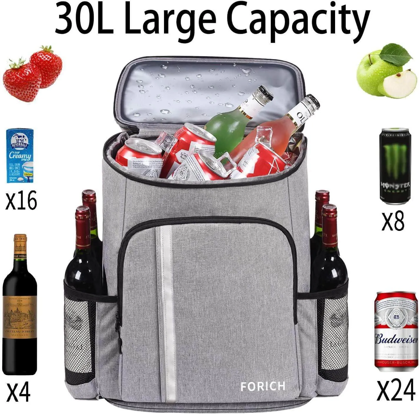 Backpack Cooler Leakproof Insulated Waterproof Backpack Cooler Bag