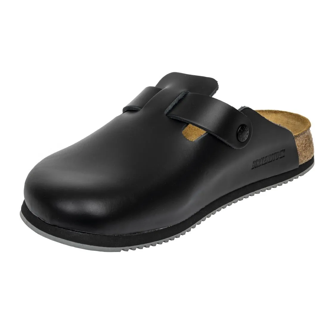 BB129-38 Birkenstock Super Grip Professional Boston Clogs Black 38