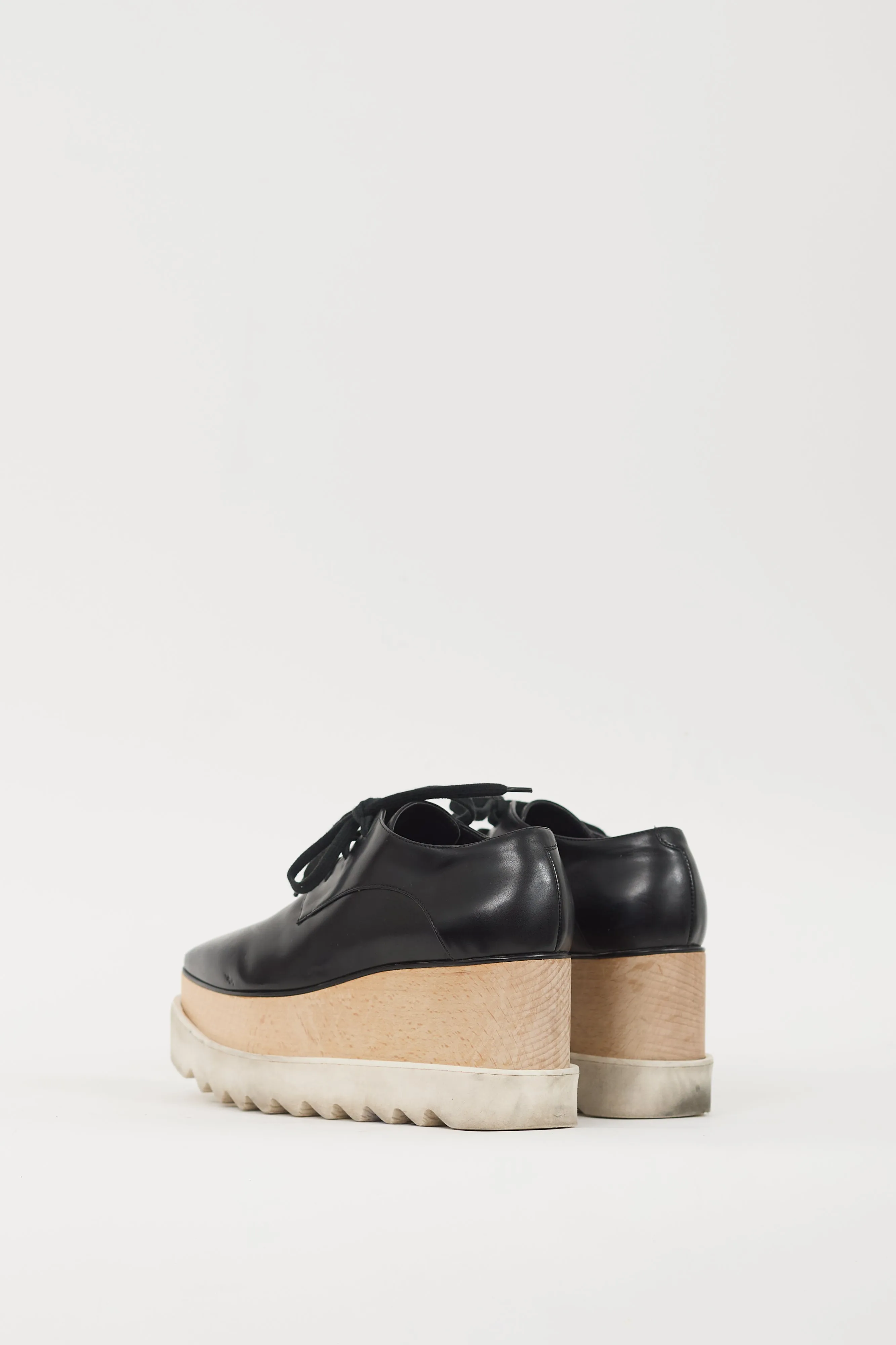 Black & White Elyse Platform Sneaker