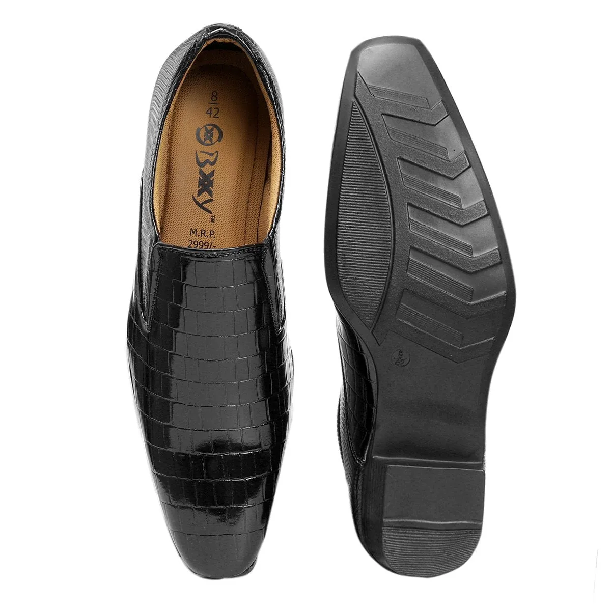 BXXY Men's Height Increasing Faux Leather Casual, Loafer and Moccasins