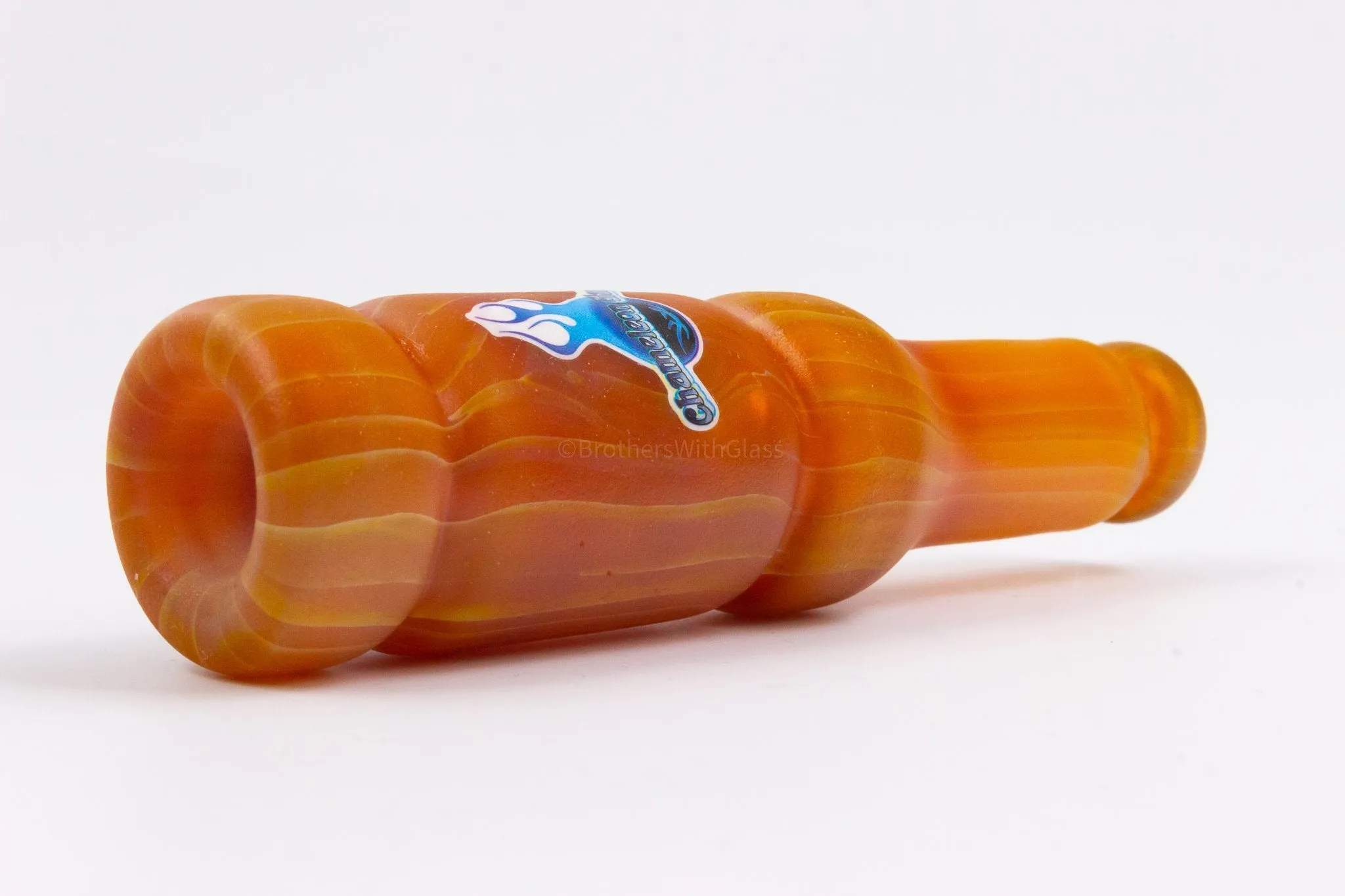 Chameleon Glass Duck Call Chillum Hand Pipe