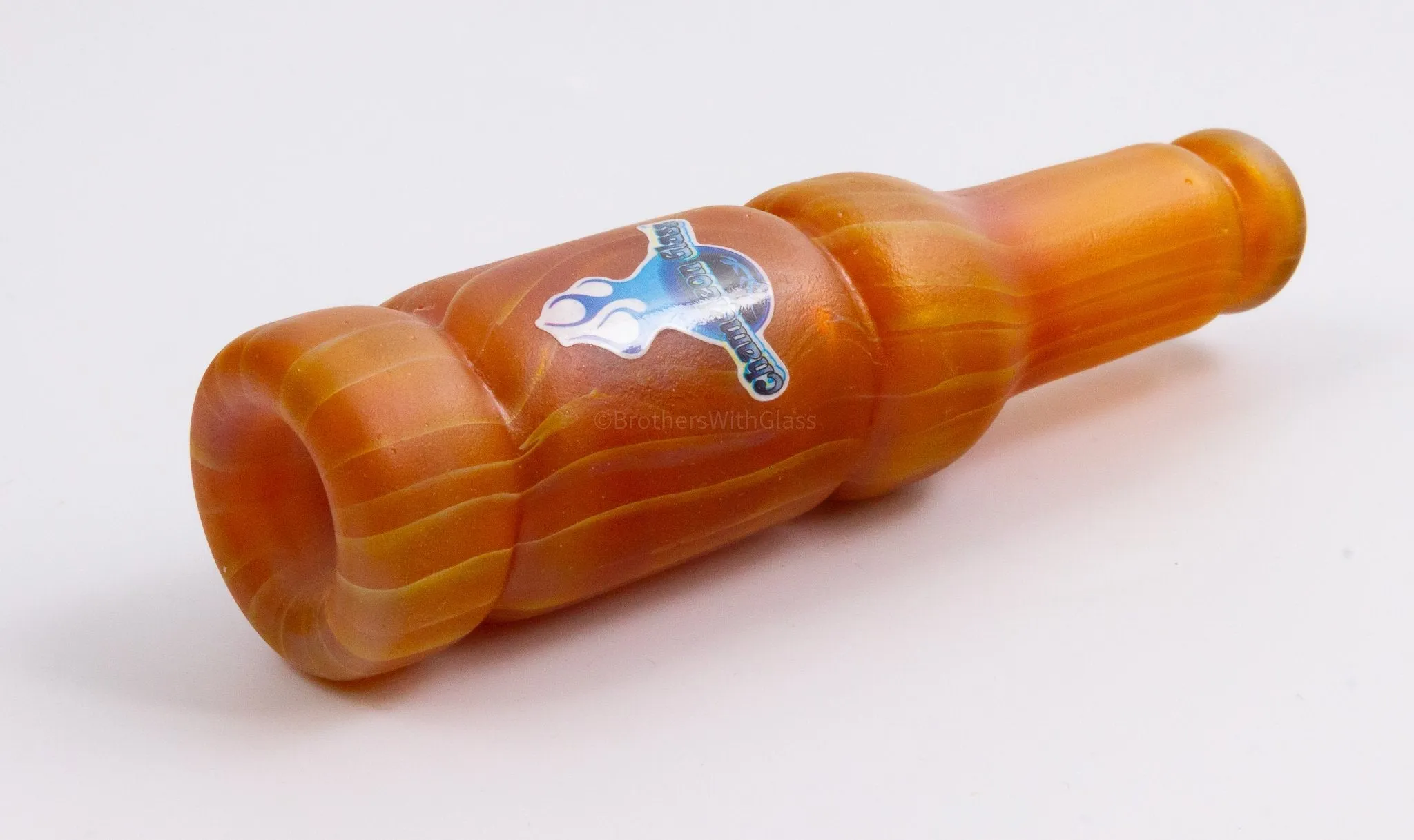 Chameleon Glass Duck Call Chillum Hand Pipe