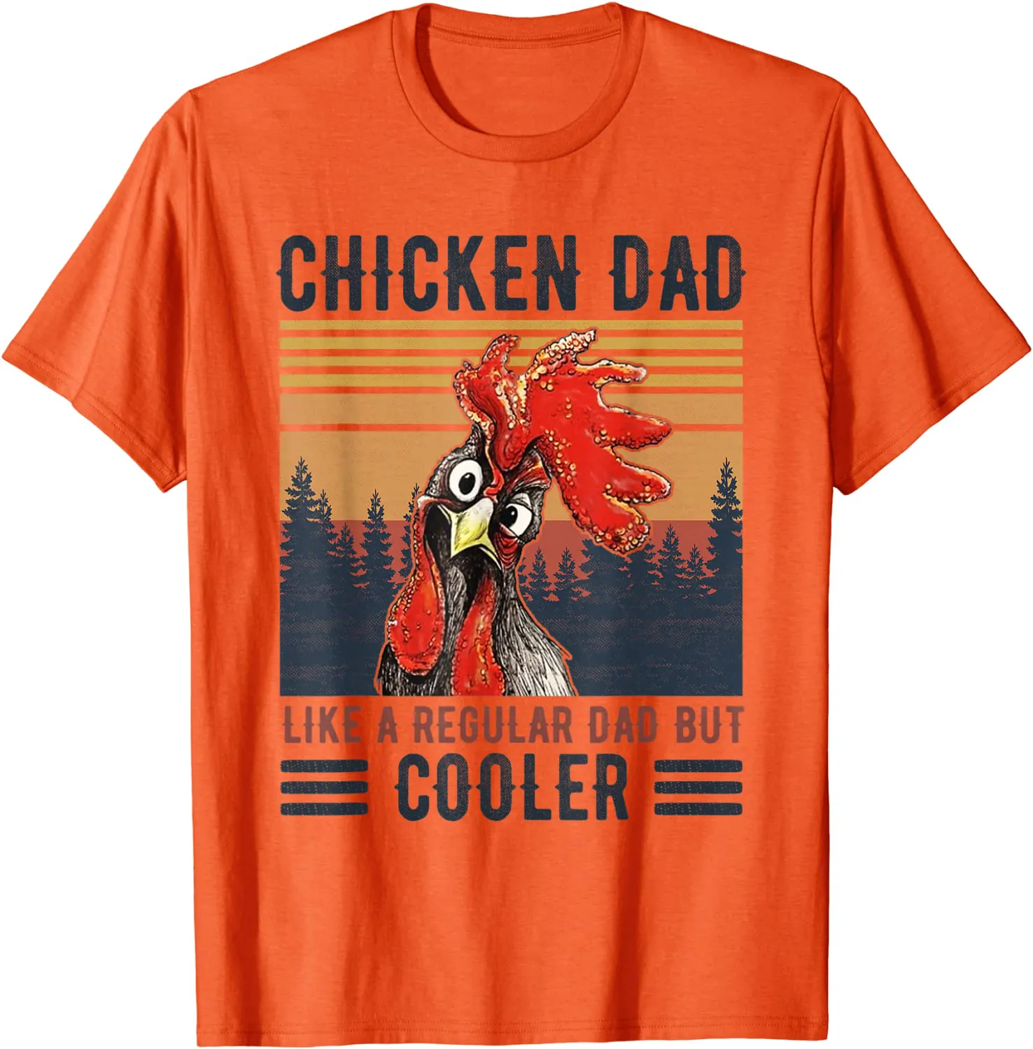 Chicken Dad Like A Regular Dad Farmer Poultry Father Day Tee T-Shirt