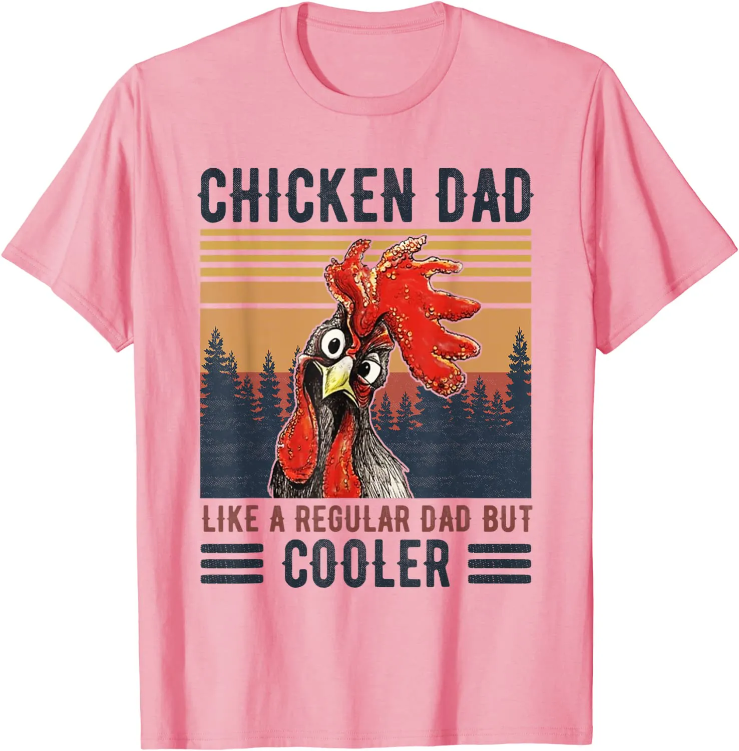 Chicken Dad Like A Regular Dad Farmer Poultry Father Day Tee T-Shirt