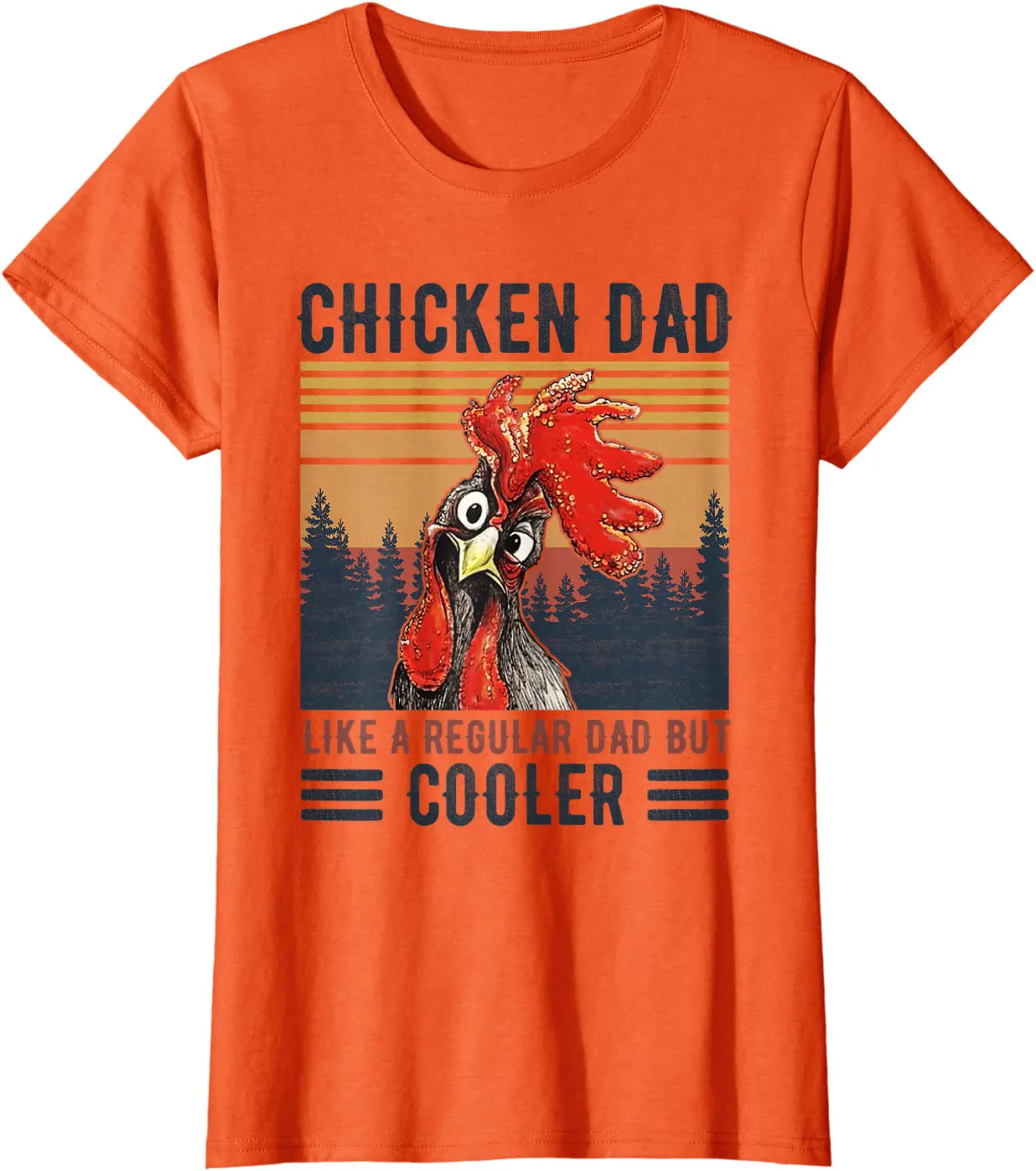 Chicken Dad Like A Regular Dad Farmer Poultry Father Day Tee T-Shirt