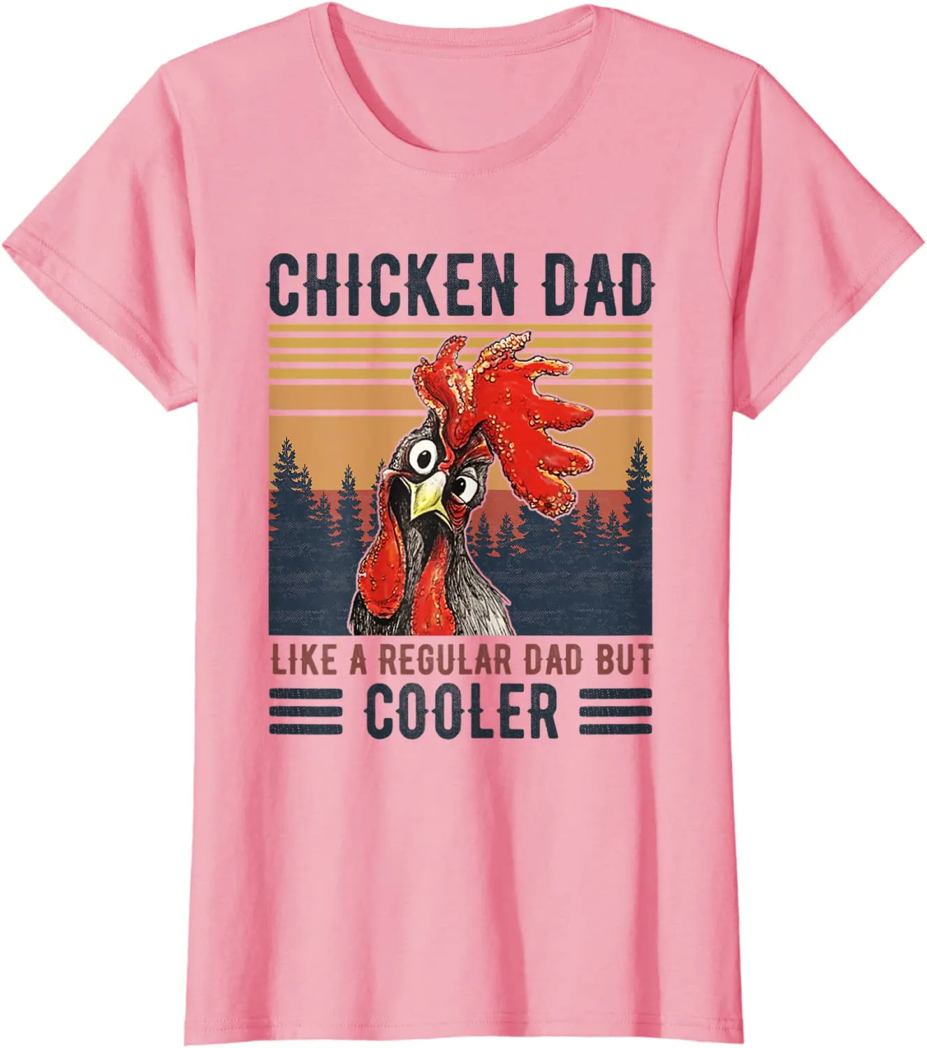 Chicken Dad Like A Regular Dad Farmer Poultry Father Day Tee T-Shirt