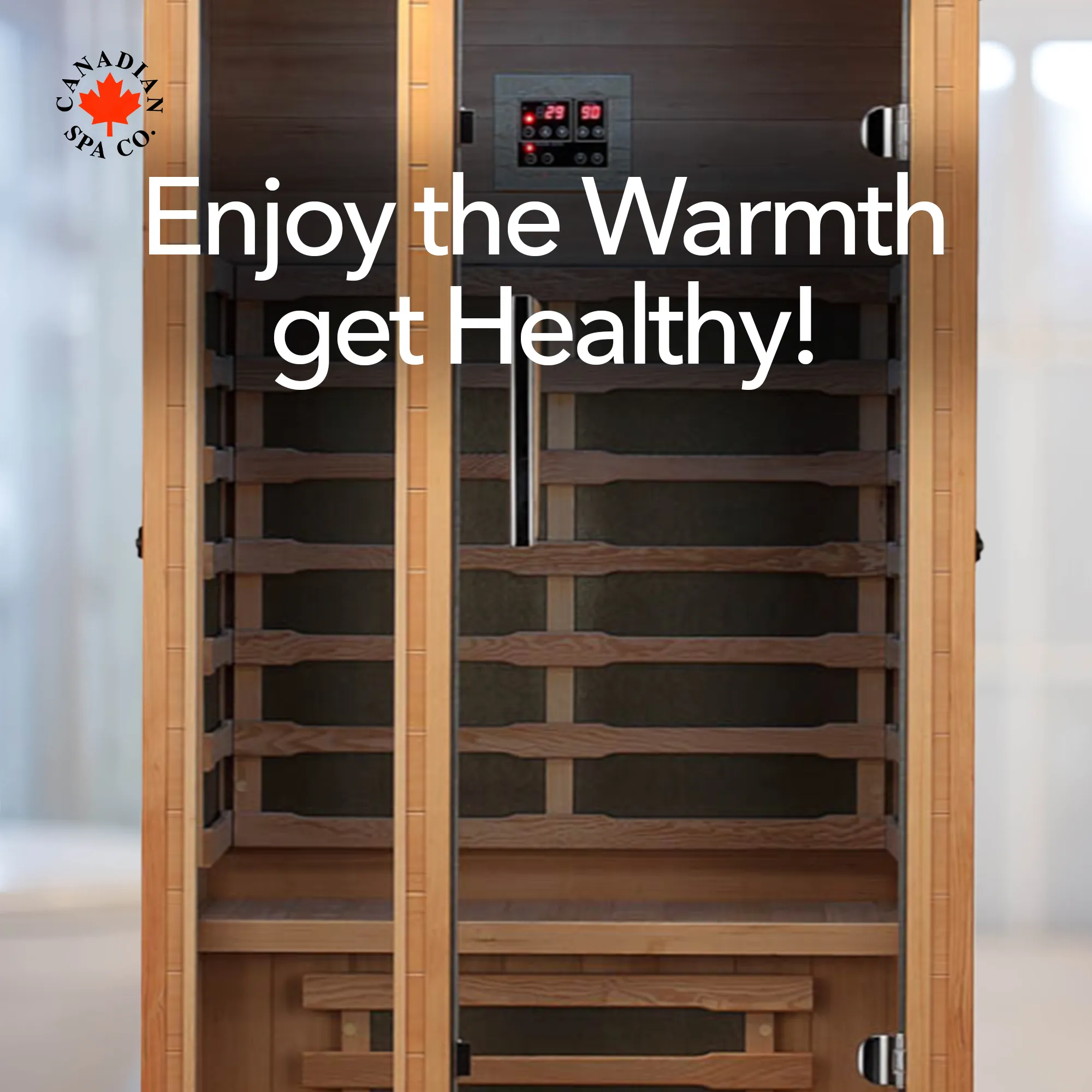 Chilliwack Far Infrared Sauna W101.5 x D96.5 x H190.5cm