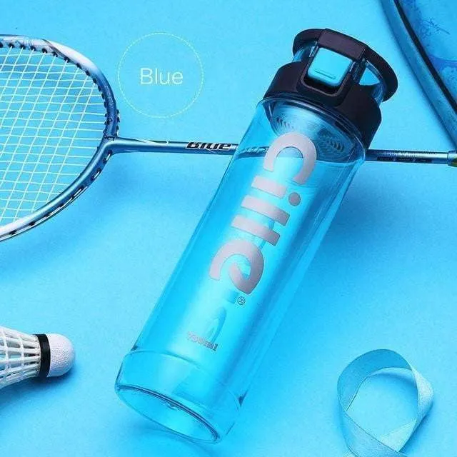 CILLE - NEW STYLE - Athletic Sports Water Bottle PBA-free Plastic - 730ML Pop-top Leak Proof Lid