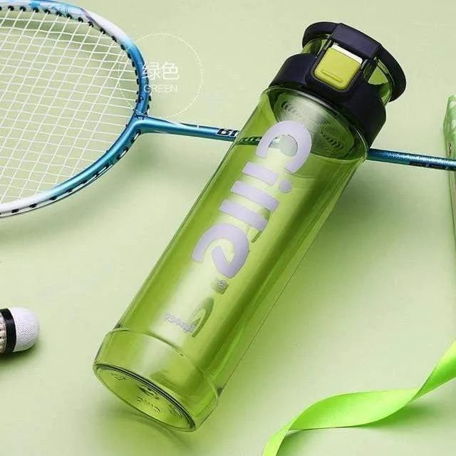 CILLE - NEW STYLE - Athletic Sports Water Bottle PBA-free Plastic - 730ML Pop-top Leak Proof Lid