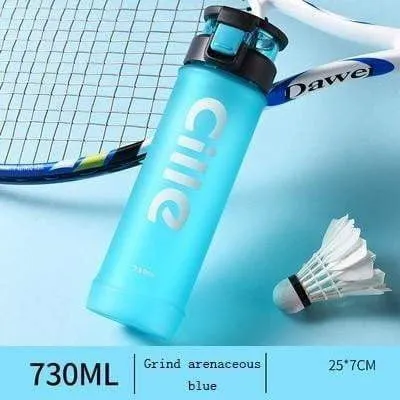 CILLE - NEW STYLE - Athletic Sports Water Bottle PBA-free Plastic - 730ML Pop-top Leak Proof Lid