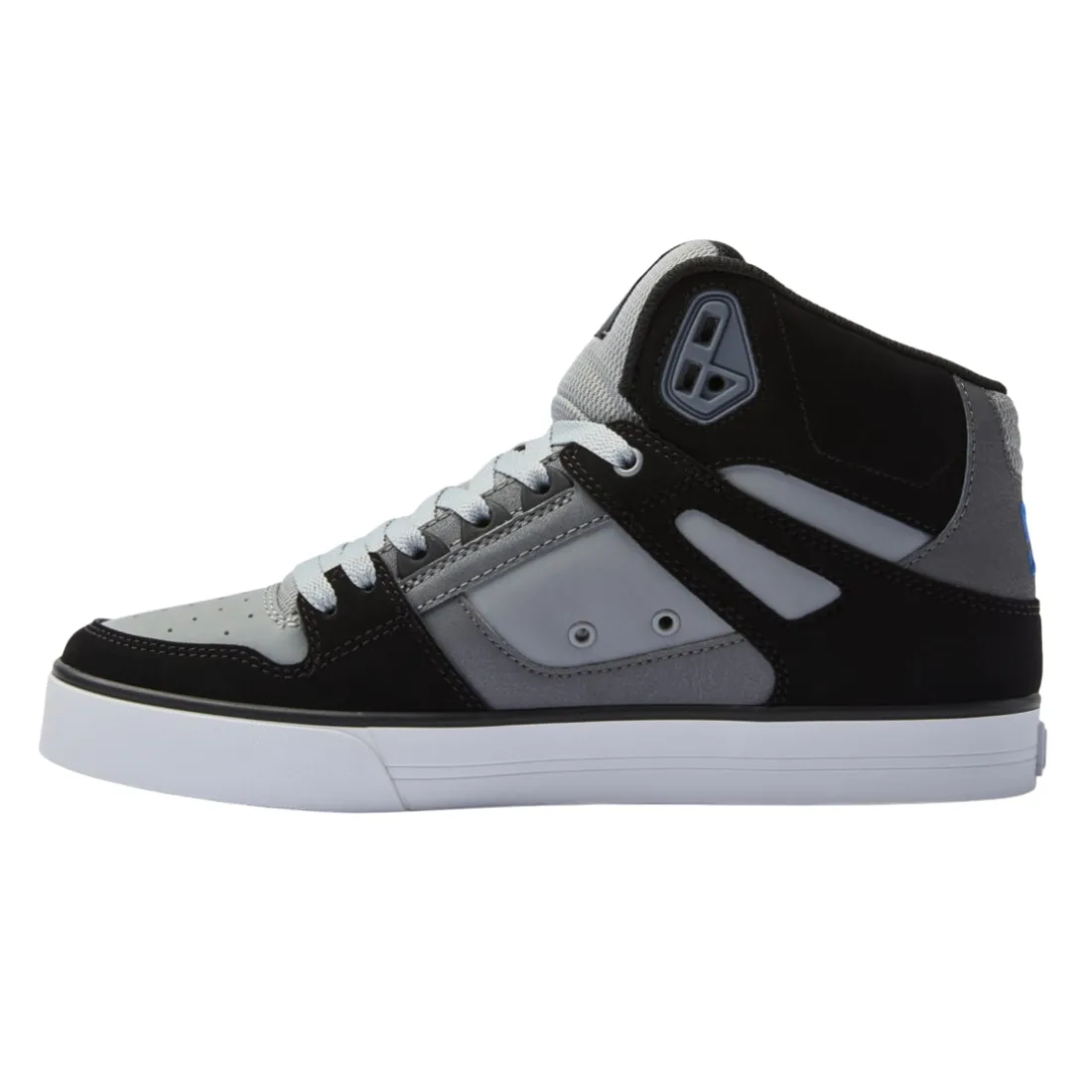 DC Pure High Top WC Shoes - Black/Grey/Blue