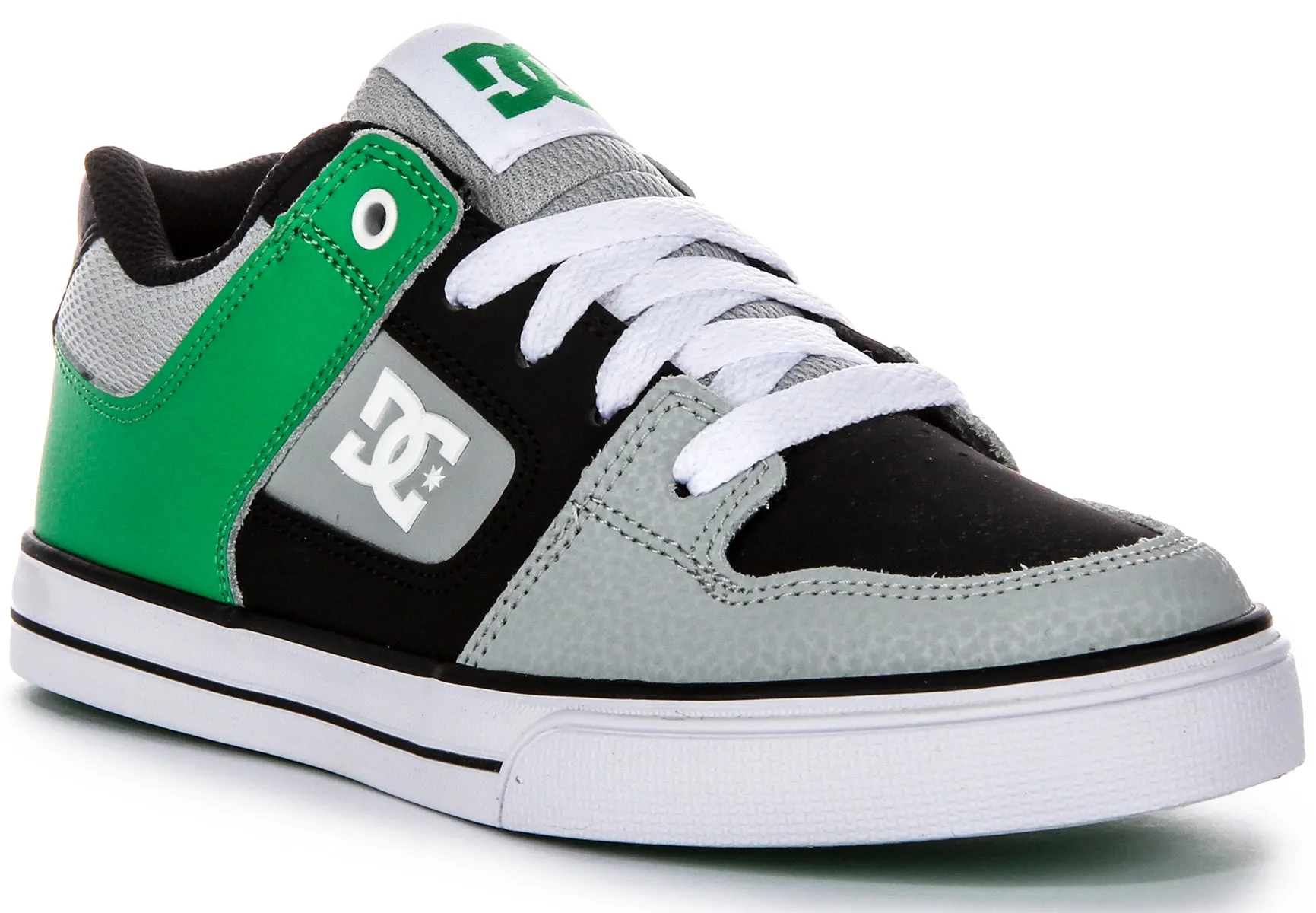 Dc Shoes Pure In Grey Black For Youth