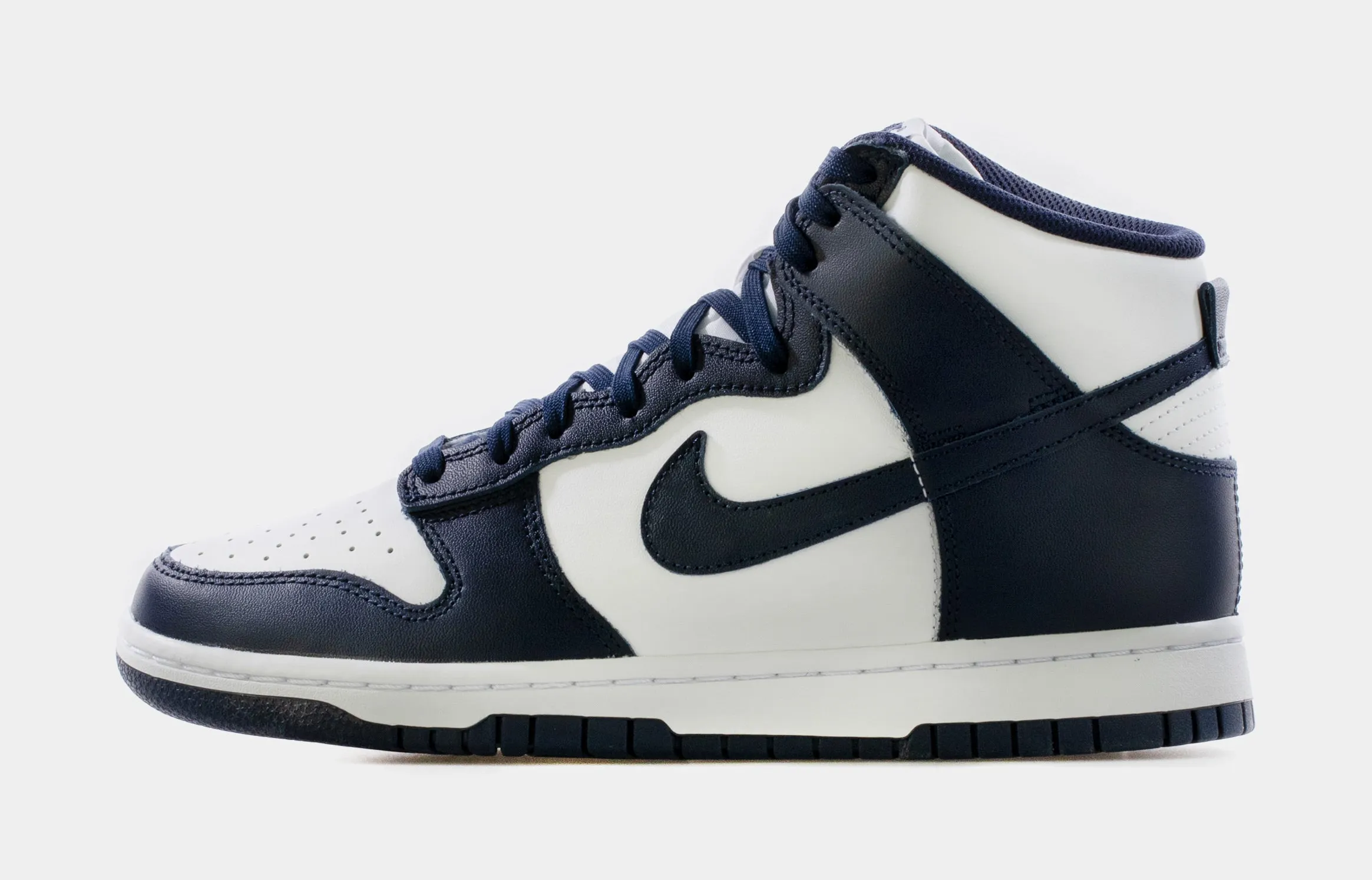 Dunk High Midnight Navy Mens Lifestyle Shoe (White/Midnight Navy/White) Limit One Per Customer