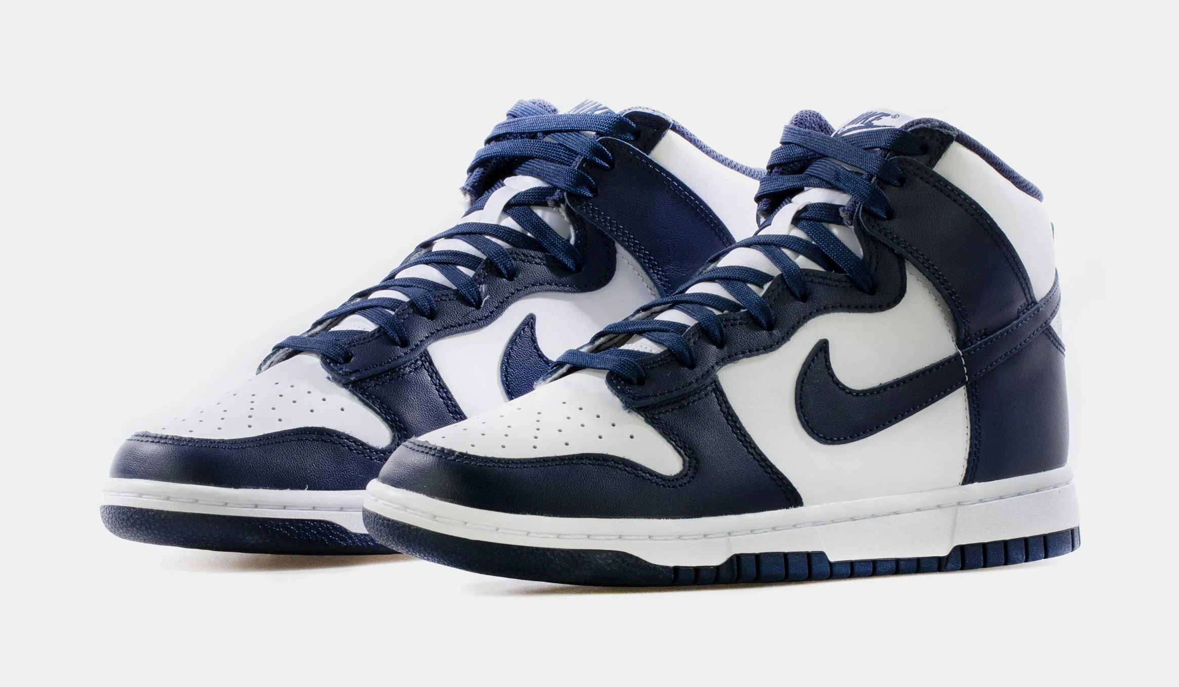 Dunk High Midnight Navy Mens Lifestyle Shoe (White/Midnight Navy/White) Limit One Per Customer