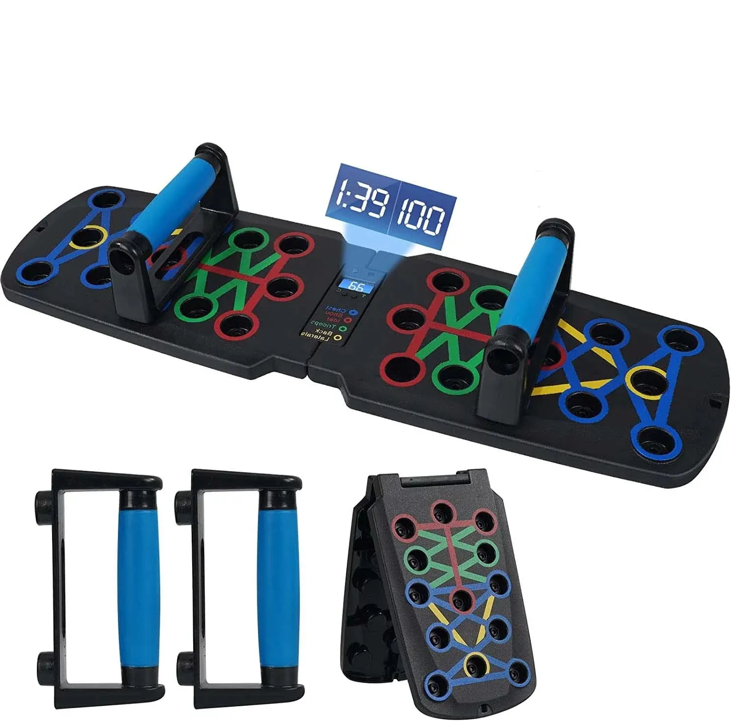 Foldable Push up Board 10 in 1