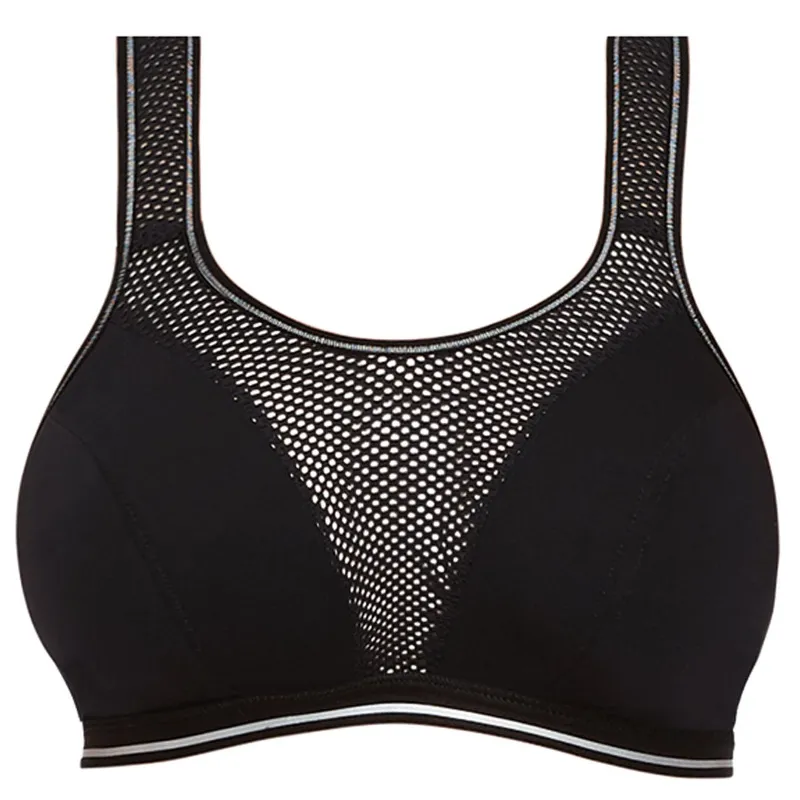 Force Nero Black Soft Cup Sports Bra - Freya Active