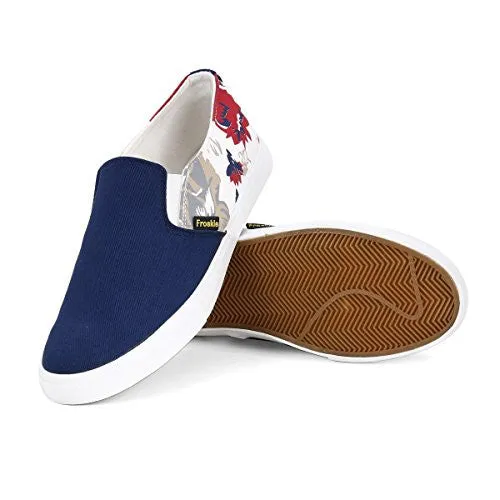 Froskie Men's Blue Canvas Casual wear shoes