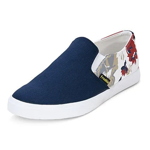 Froskie Men's Blue Canvas Casual wear shoes