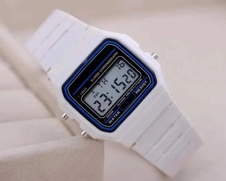 Gold LED Digital Sports Watch