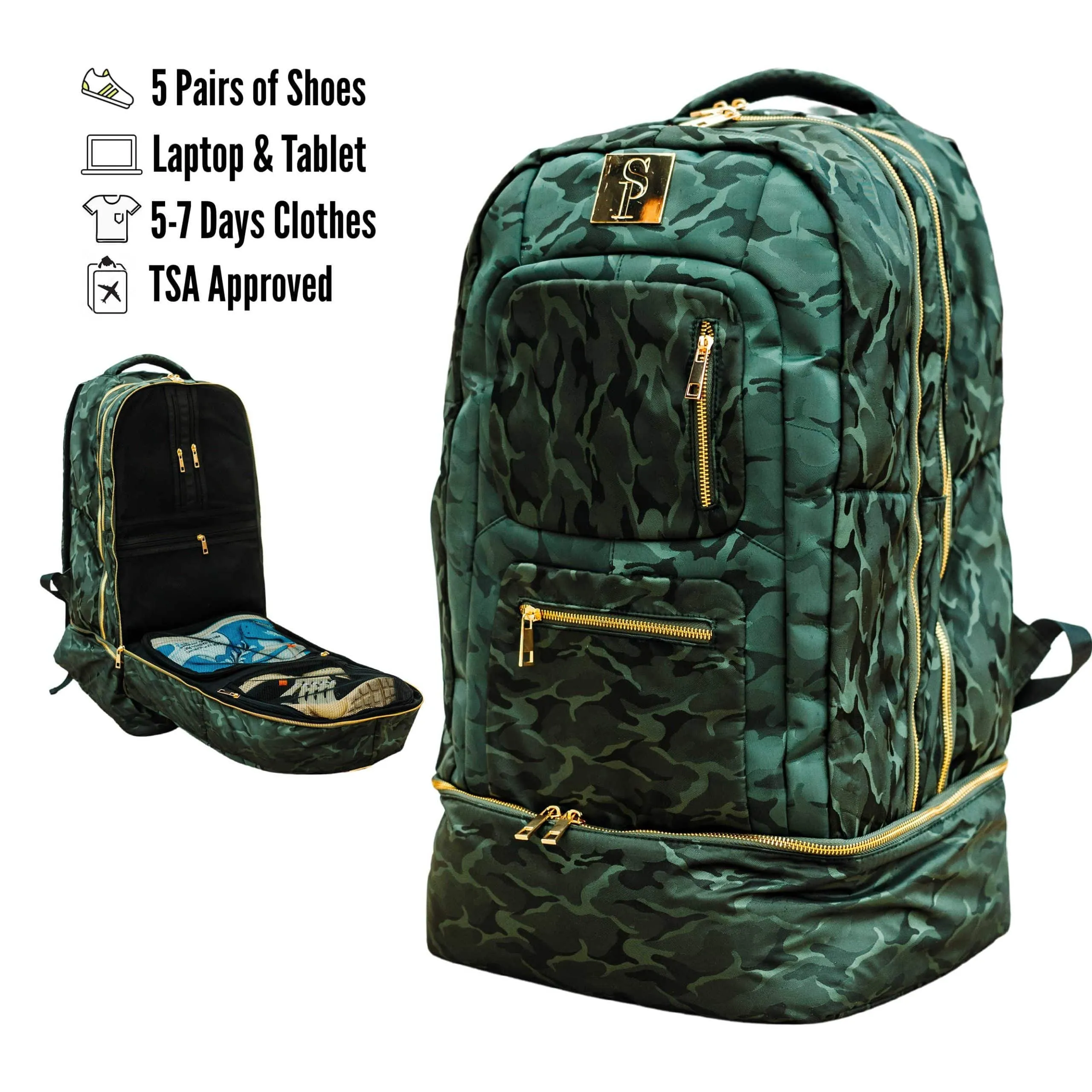 Green Camo Signature Bag