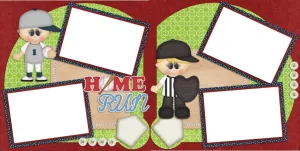 Home Run - Digital Scrapbook Pages - INSTANT DOWNLOAD