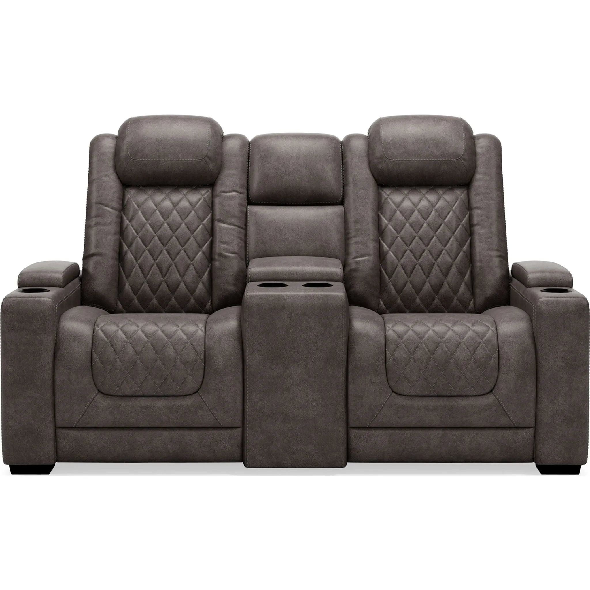 HyllMont Power Reclining Loveseat with Console