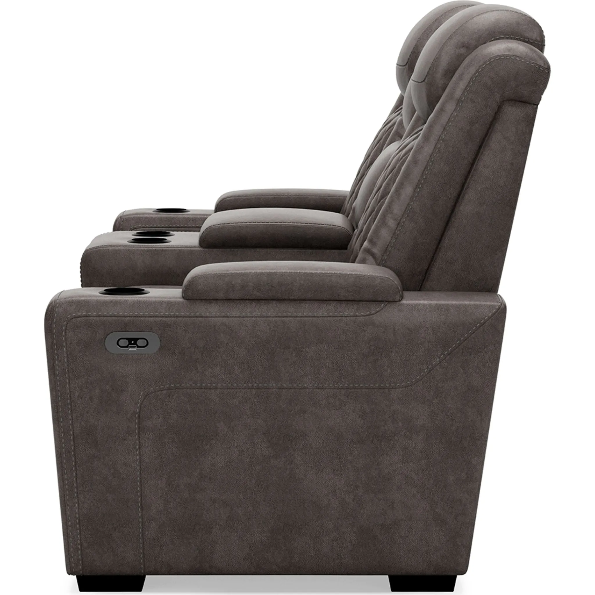 HyllMont Power Reclining Loveseat with Console