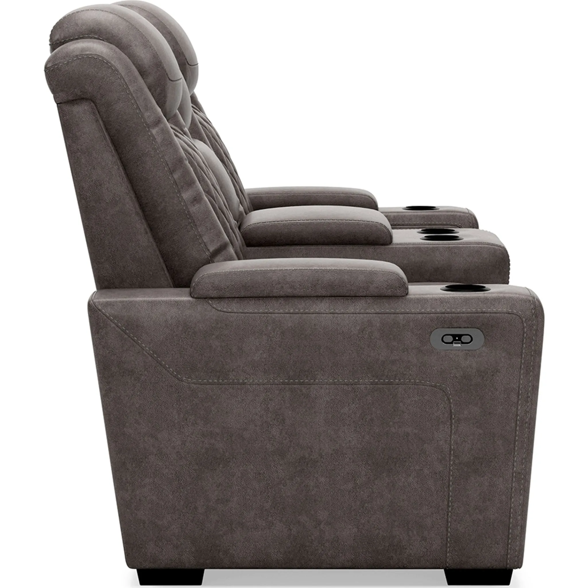 HyllMont Power Reclining Loveseat with Console