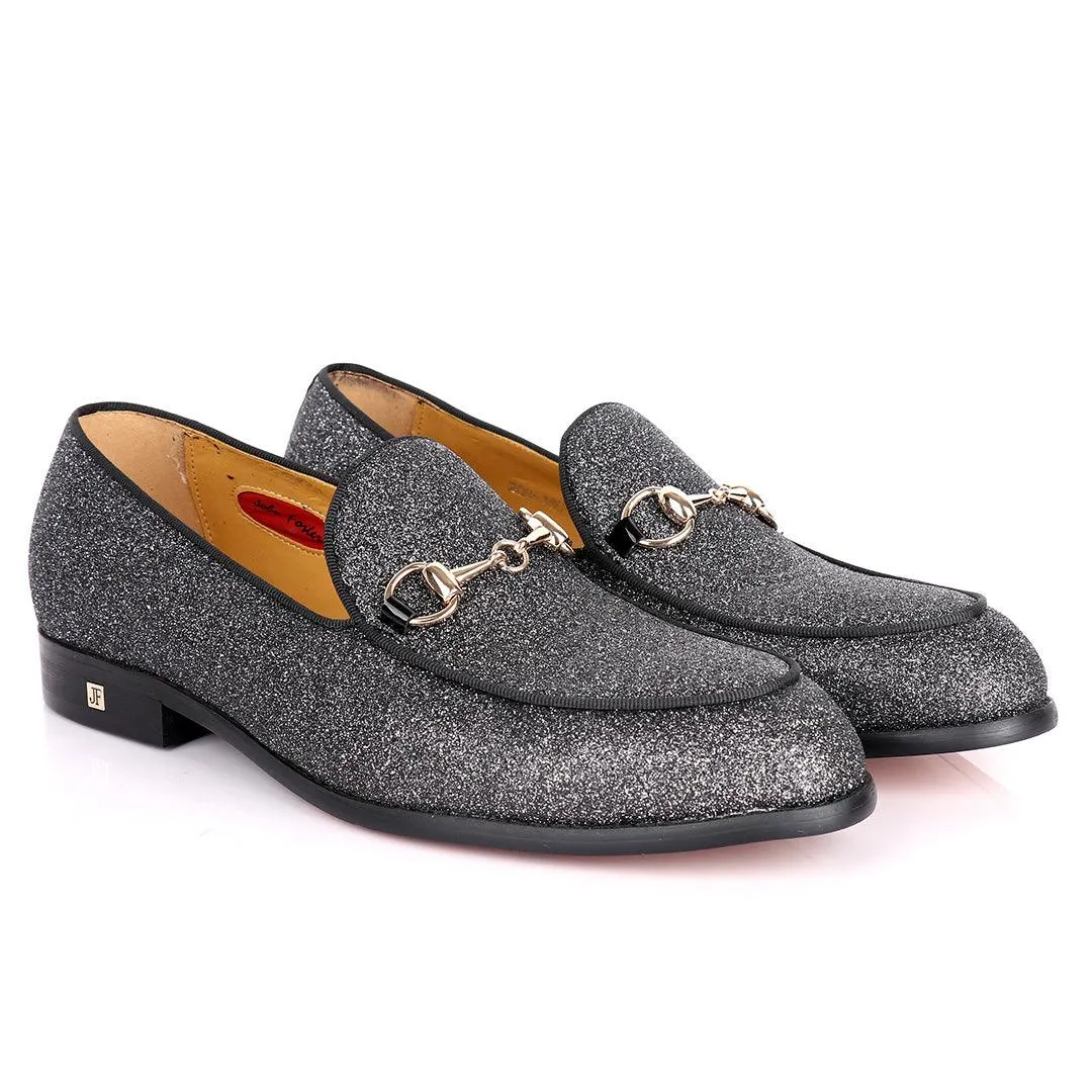 John foster Designer Silver Men's Shoes