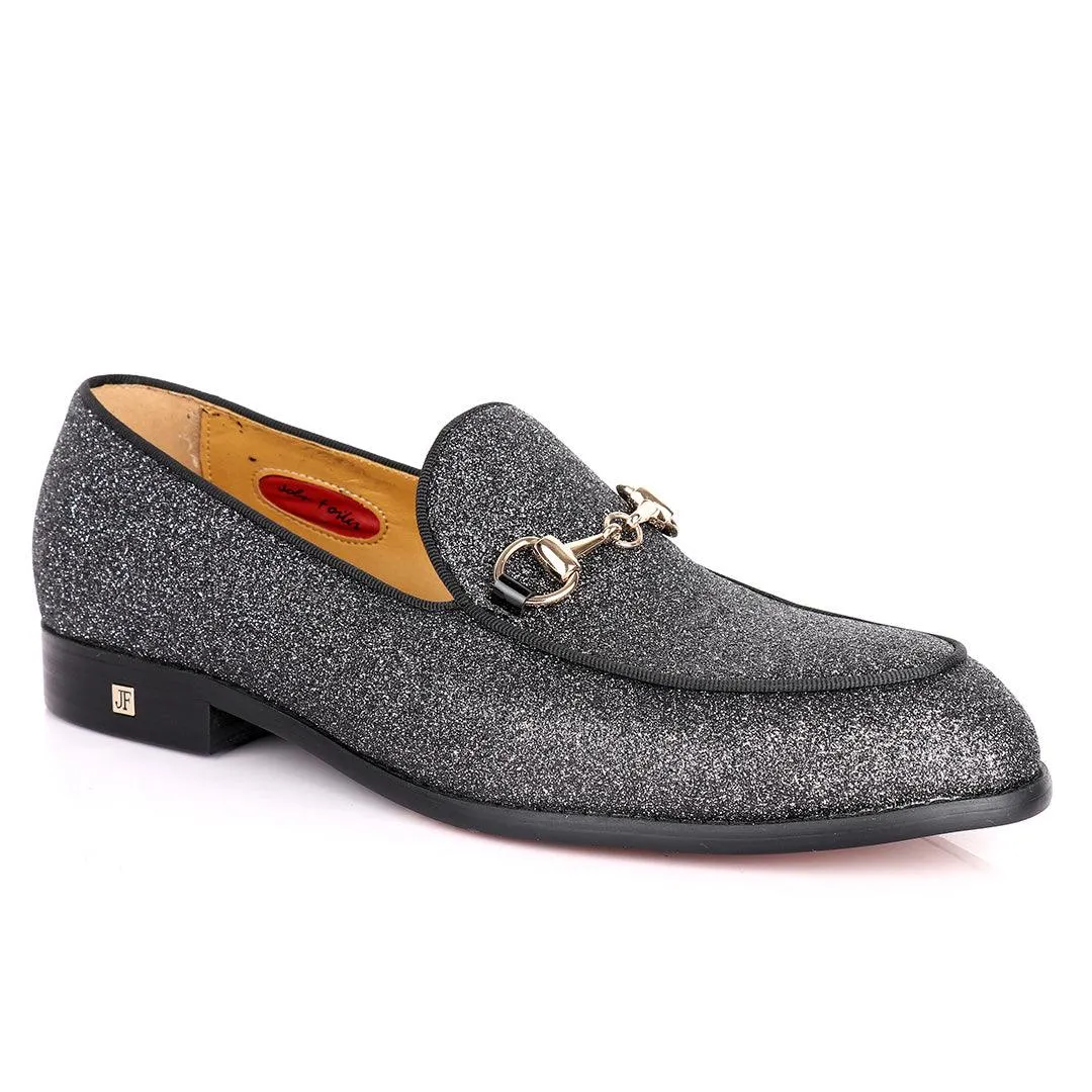 John foster Designer Silver Men's Shoes