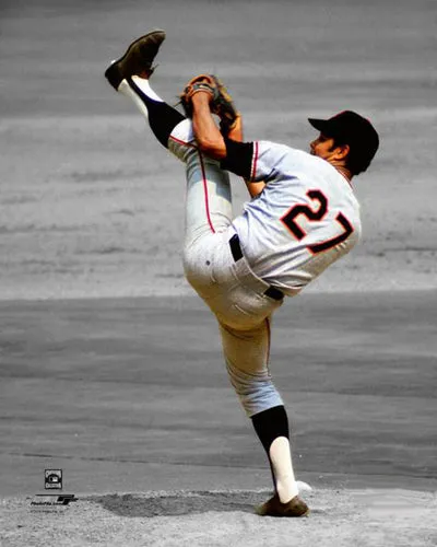 Juan Marichal "The Kick" (c.1969) San Francisco Giants Premium Poster Print - Photofile Inc.