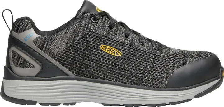 'Keen Utility' Men's Sparta ESD Aluminum Toe - Black / Grey Flannel