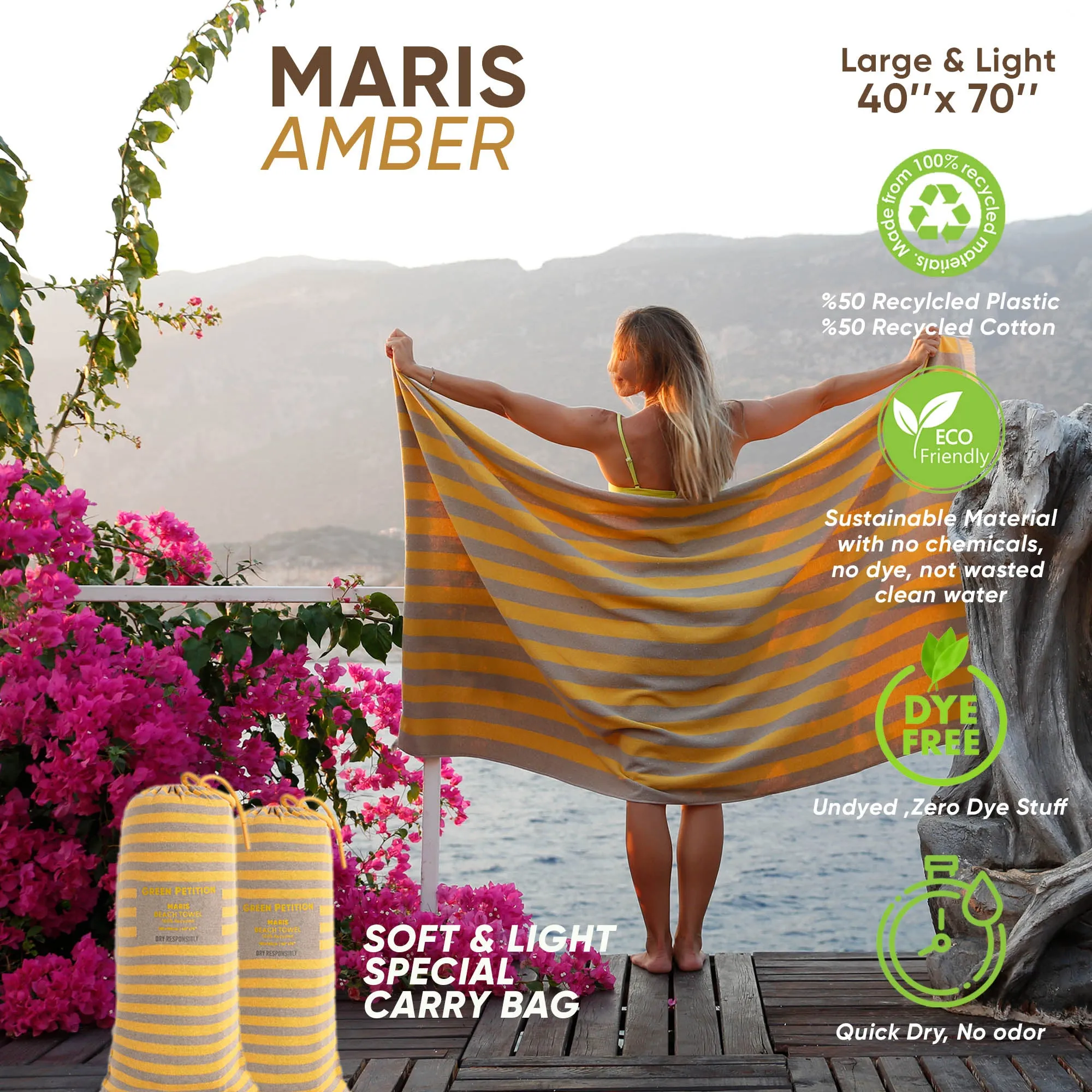 Maris Amber Beach Towel