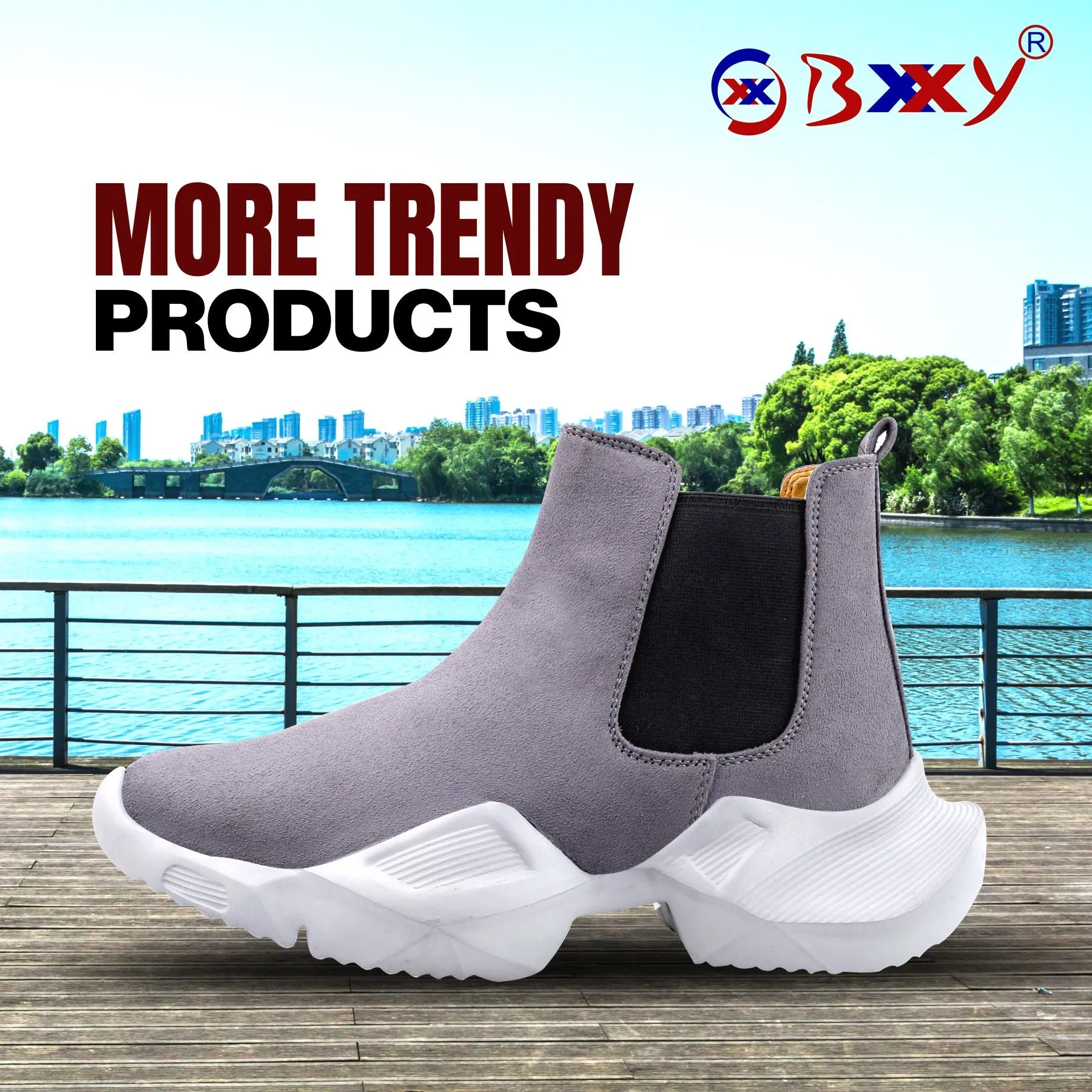 Men's Comfortable Suede Slip-on Boots