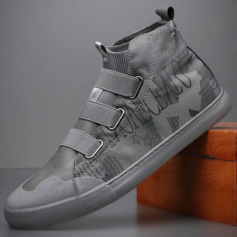 Men's High-top Camouflage Shoes