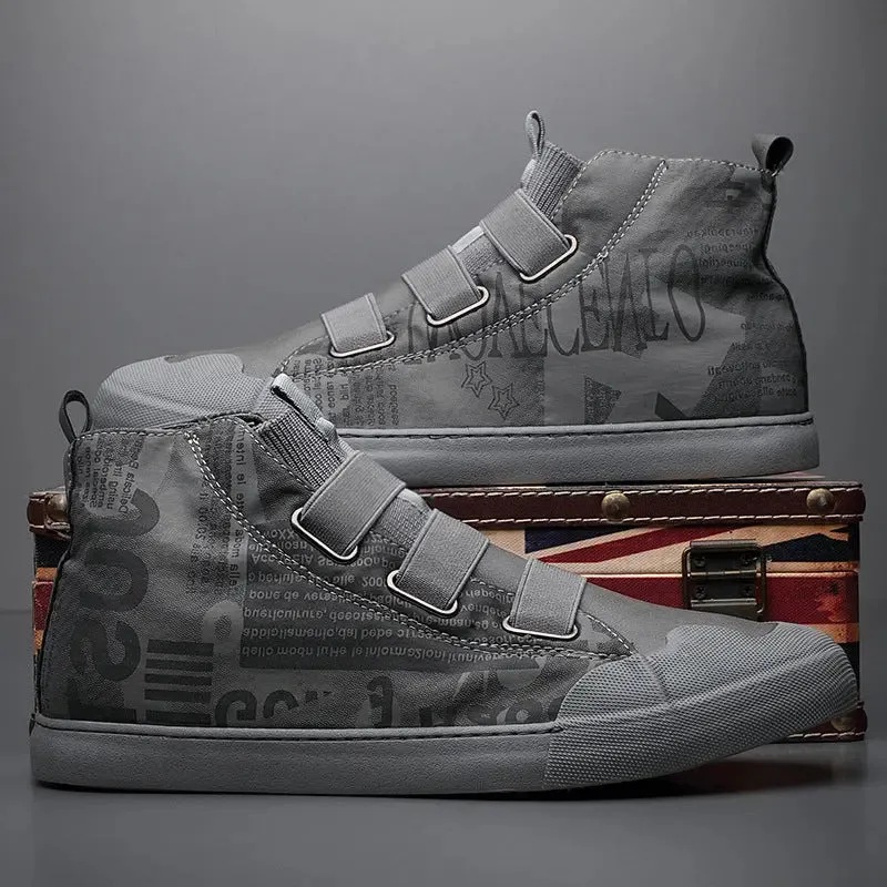 Men's High-top Camouflage Shoes