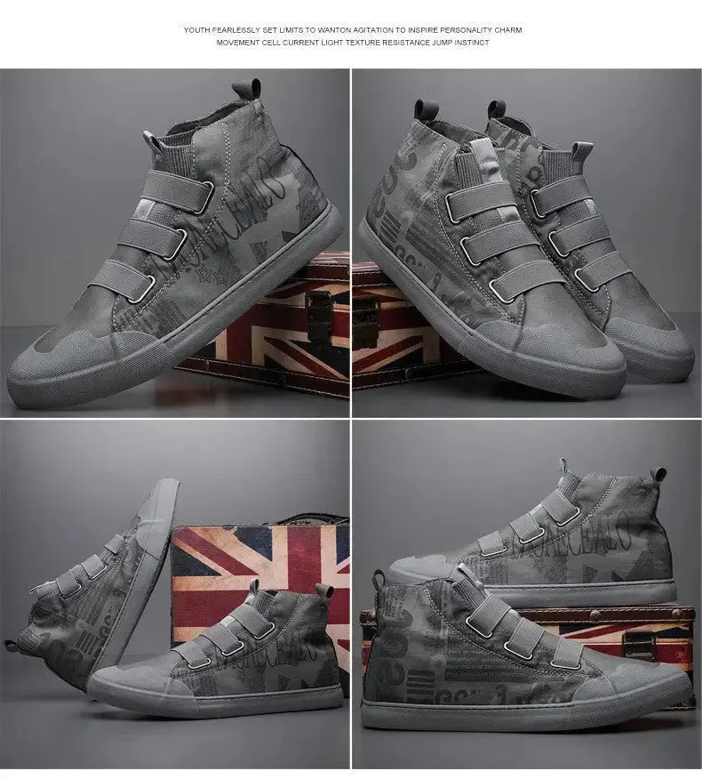 Men's High-top Camouflage Shoes