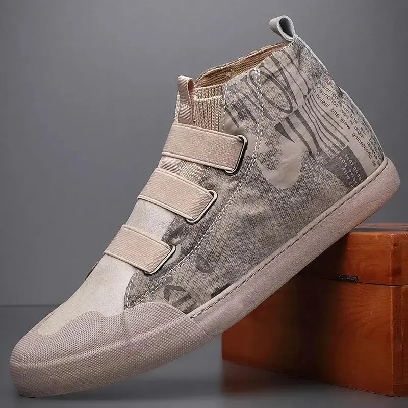 Men's High-top Camouflage Shoes